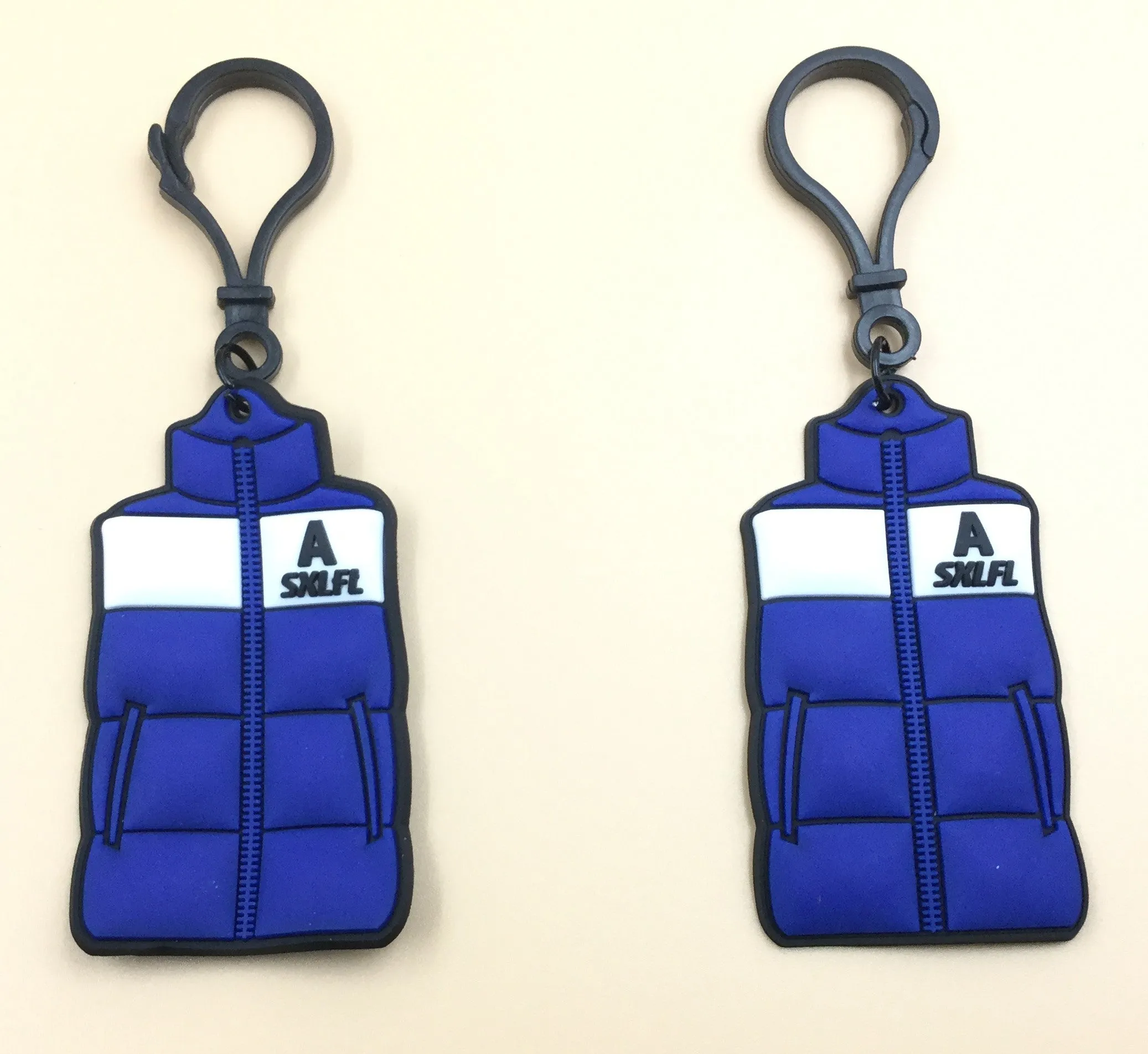 Blue Coat Shape Rubber Hangings
