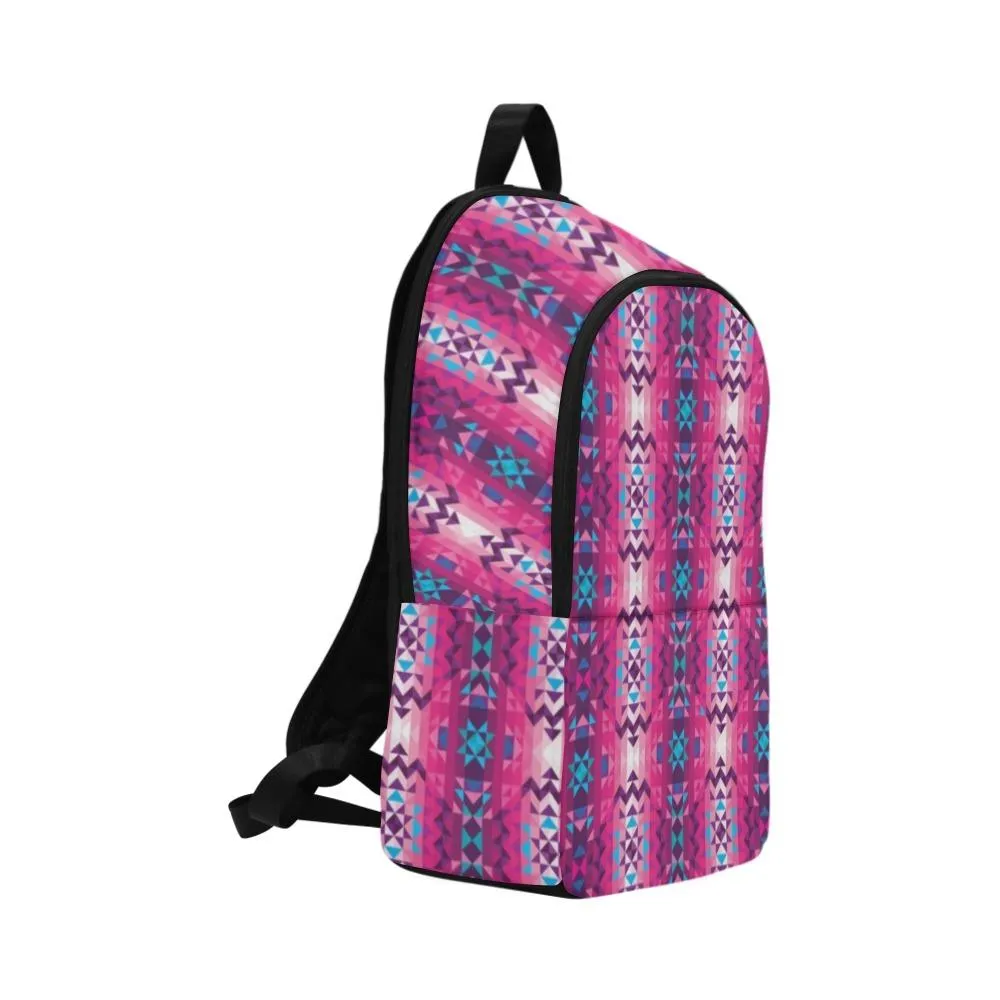 Bright Wave Fabric Backpack for Adult