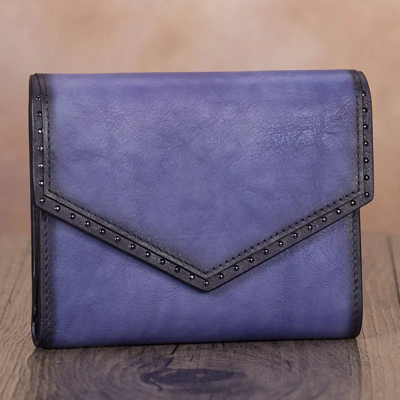 Designer Ladies Short Leather Billfold Wallet Small Clutch Wallet Purse for Women