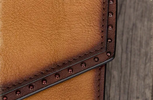 Designer Ladies Short Leather Billfold Wallet Small Clutch Wallet Purse for Women