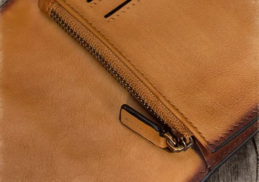 Designer Ladies Short Leather Billfold Wallet Small Clutch Wallet Purse for Women