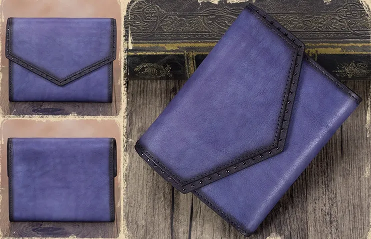 Designer Ladies Short Leather Billfold Wallet Small Clutch Wallet Purse for Women