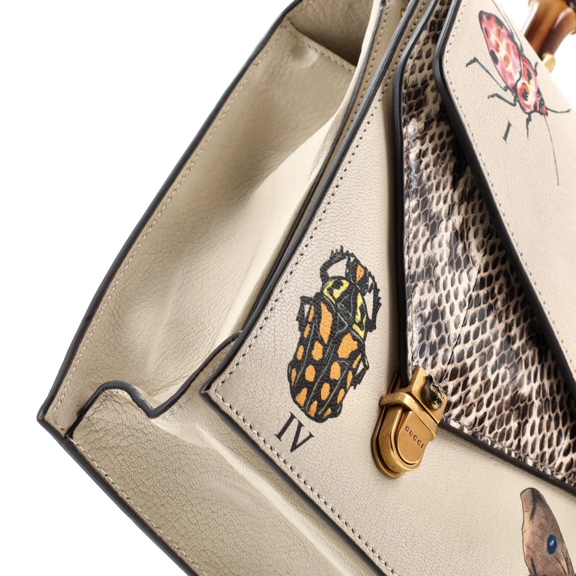 Gucci Ottilia Top Handle Bag Painted