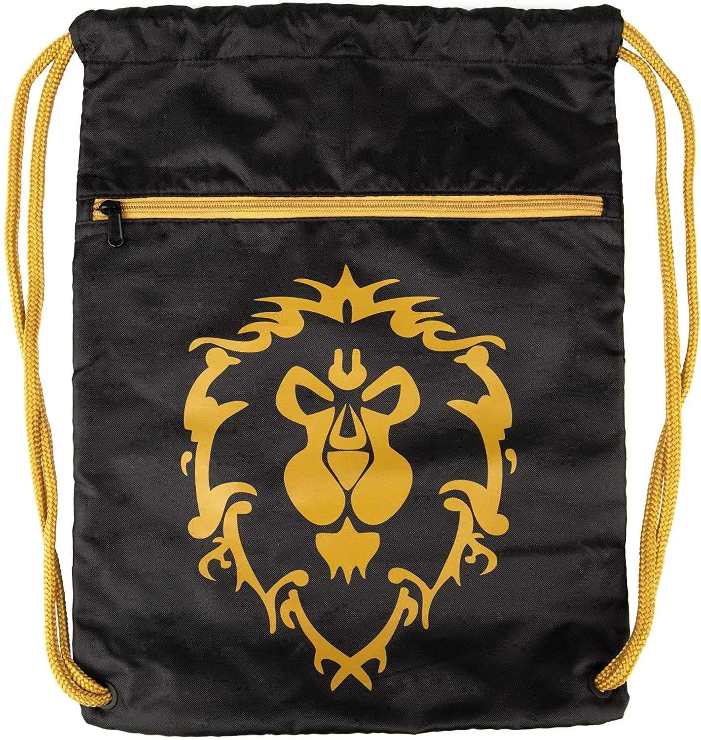 World of Warcraft Alliance Loot Bag 14 x 19 Inch Drawstring Cinch Backpack